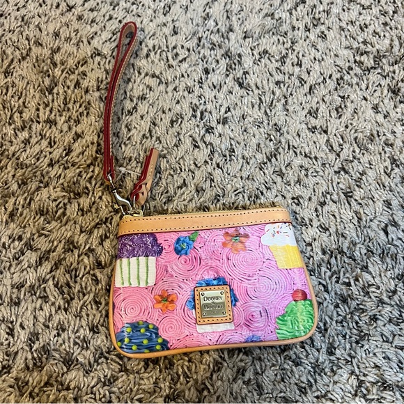 Dooney & Bourke Handbags - NWOT Dooney & Bourke Wristlet in Cupcakes